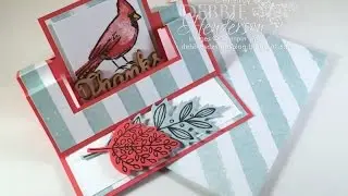 Swing Easel Card Fold with Coordinating Envelope