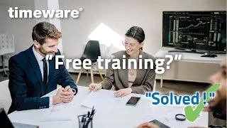 Free training sessions? Solved with timeware&reg; HR, Time and Attendance Software.
