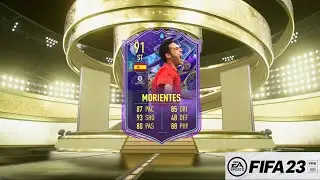 FANTASY FUT HERO MORIENTES REVIEW | 91 FANTASY FUT HERO MORIENTES PLAYER REVIEW | FIFA 23 FUT
