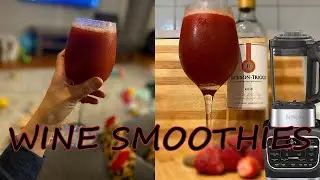 Frozen Strawberry Wine Smoothie | Ninja Foodi Cold & Hot Blender