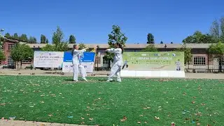 Forma di combattimento sciabola Tai Chi . Dimostrazione al Taiji festival 2025