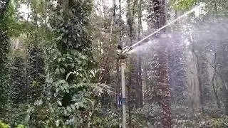 Sprinkler jet.. Maximum 60 feet