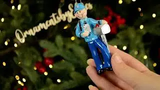 Ornaments by Elves: Personalized Mailman Postal Worker Appreciation Ornament OBE-rm863