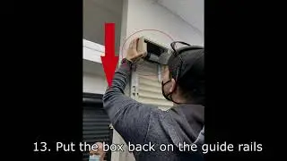 Roll Pro Shutters BackSide Coiler Installation