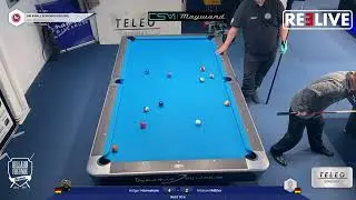 Holger Hannekum vs Michael K&ouml;hler Tisch 2 BM 8-Ball Senioren &Uuml;55 im BLVN bei den Billardfreunden Bre