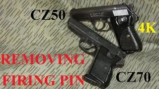 CZ50 / CZ70 Removing Firing Pin (4K)