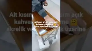 eskitme mobilya boyama