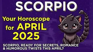 ♏SCORPIO April 2025 Horoscope | Tarot Mysteries, Unexpected Romance & Funny Surprises!