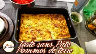 Tarte sans P&acirc;te aux Pommes de Terre Rissol&eacute;es Recette Facile et Rapide