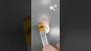 Easy one step christmas nail art tutorial #christmas #lastchristmas #nailtutorial