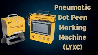 Pneumatic Dot Peen Marking Machine 125&times;50mm Area | VIN & Serial Number Engraving | LYXC