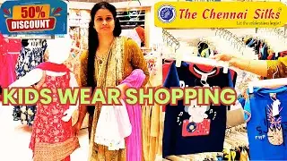 👗 The Chennai Silks Kids Wear Shopping 🛍 | 50% Offer Sale for Boys & Girls Collection 2025