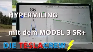 Tesla Model 3 SR+ | Hypermiling auf der Fahrt nach Belantis