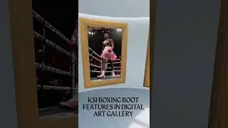KSI BOXING BOOT FEATURES IN DIGITAL ART GALLERY 👟🥊