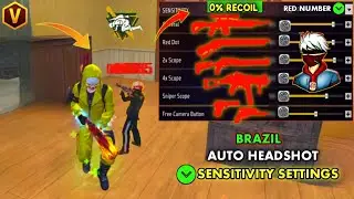 All Gun Headshot Sensitivity Setting After New OB49 Update | Free Fire Max Auto Headshot Sensitivity