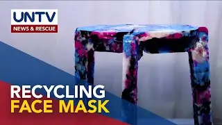 South Korean student turns used face masks to eco-friendly stools