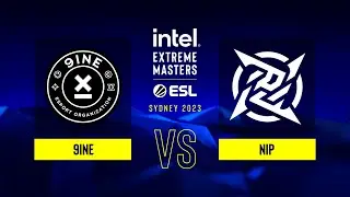 9INE vs NiP | Map 2 Vertigo | IEM Sydney 2023 - CQ - Europe