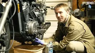How to change motorcycle spark plugs and oil - Do It Yourself Drunk vol.9