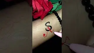 Beautiful S & A couple letter art #&s #shorts #viral #trending