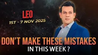 Leo Weekly Horoscope (1st &ndash; 7 Nov 2025)