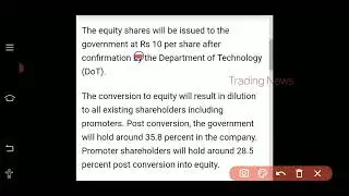 VI stock😍 Vodafone Idea Share Big News😲 Rs 10 per share Issue😲