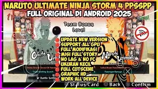 Game Naruto Shippuden Ultimate Ninja Storm 4 PPSSPP Ukuran Kecil Terbaik 2025 Android | Naruto Psp