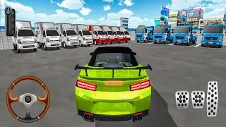 Collect All New Delivery KIA Pickup Truck Parking In Gas Station & Driving Metro Train #cardriving