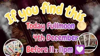 If you find this Tonight Fullmoon before 11:11pm 4th December 2025🌕😍😳