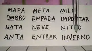 LEITURA INCRÍVEL! VAMOS APRENDER LER PALAVRAS COMPLEXAS COM..