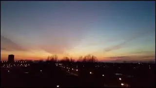 Beautiful Time Lapse Sunset @ Waterwinpark Utrecht Terwijde - March 2016