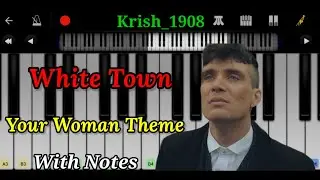 White Town - Your Woman Theme with Notes | Krish_1908 #shorts