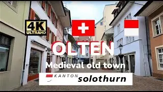 Discover Olten: Exploring the charming medieval old town in Canton Solothurn Switzerland 4K
