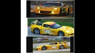 Corvette c5 r vs c6 r vs c7 r le mans onboard
