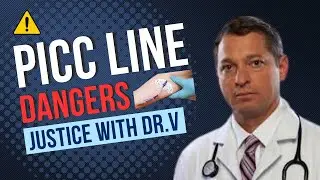 THE RISKS OF PICC LINE AND CENTRAL LINE INFECTIONS | JUSTICE WITH DR.V