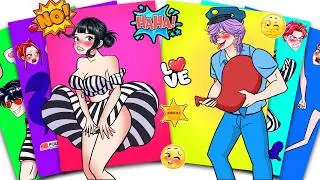 Zoey Huntrix Had A Romantic Date With Prison Guard Mystery - Kpop Demon Hunters | Sticker Book Diy