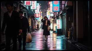 1 Hour Tokyo 1980s Night Ambience &mdash; Shinjuku Streets, Neon Lights & Calm Music