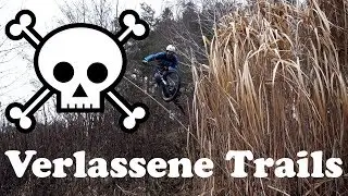 Verlassene Trails am Schwarzlsee in Graz