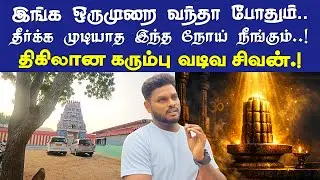 கரும்பு வடிவில் காட்சி தரும்  சிவன் | சர்க்கரை நோய் தீர்க்கும் கோயில் | Venni Karumbeswarar Temple