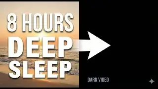 8 HOURS Ocean Waves for Sleep: Dark Screen &bull; Ocean City, MD (No Screen Glare)