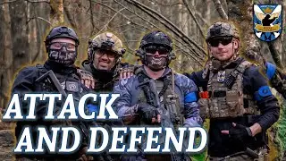 Attack & Defend Airsoft Gameplay&ndash; The Fort | ROYAL HUNTSMAN