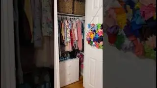 BEST way to organize a SMALL closet #organizewithme #organization #closetorganization #bedroominspo