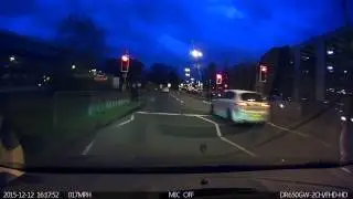 Ped crossing red light risk taker