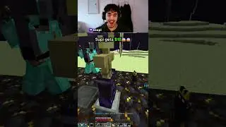 Супи получает в подарок 1 миллиард долларов!! #supi #donutsmp #minecraft #funny #shorts