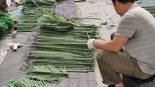 Artificial palm tree