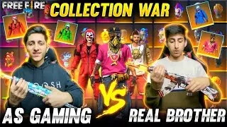 A_s Gaming Vs Real Brother Bundle Collection Versus 😍 | Who&rsquo;s Collection Is Best- Garena Free Fire