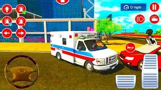 US Ambulance Driving Simulator 2021 - Emergency Van Rescue Driver - Android Gameplay