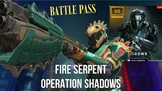 Fire Serpent Armour Set & Obsidian Mutilator - Operation Shadows - Halo Infinite Pass