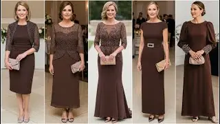 Chocolate Brown Mother of the Groom Dresses: Elegant Evening Gowns and New Formal Styles for Moms