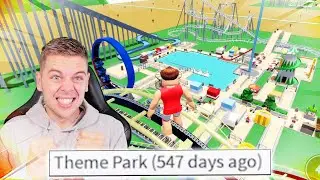 NA 547 DAGEN Weer ROBLOX Theme Park Tycoon SPELEN!!