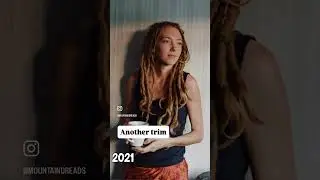 From partial dreads to a full head. See what 15 years does to #dreadlocks 🌿 mountaindreads.com